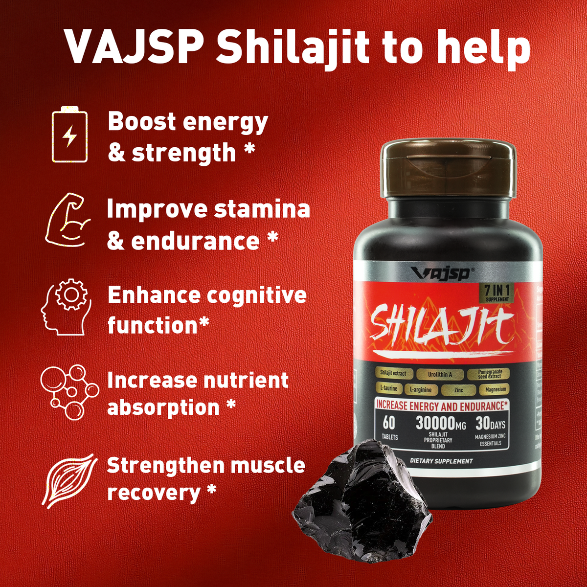 Shilajit 7-in-1 Energy Boost