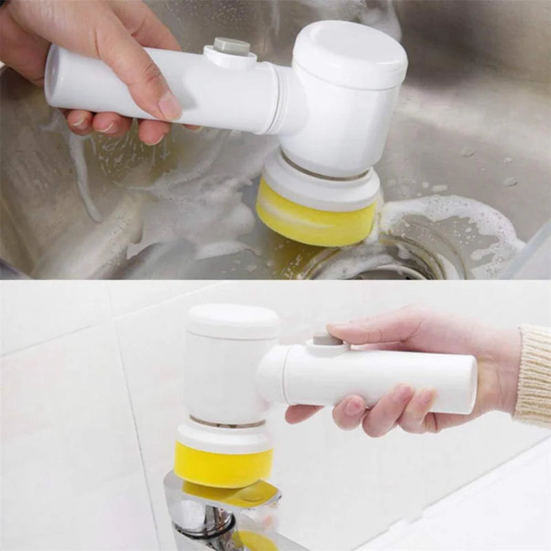Electric Spin Scrubber (Electric Cleaning Brush) فرشاة تنظيف كهربائية دوّارة قابلة للشحن