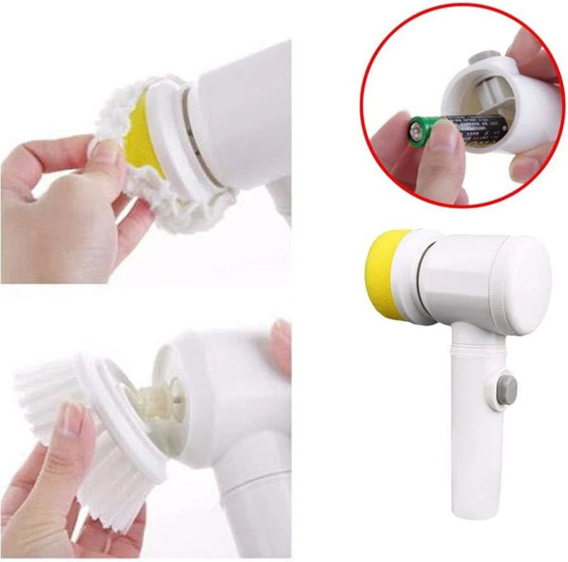 Electric Spin Scrubber (Electric Cleaning Brush) فرشاة تنظيف كهربائية دوّارة قابلة للشحن