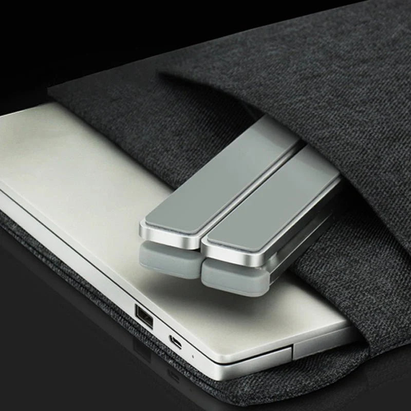 Folding Lifting Desktop Notebook Tablet Computer Stand/حامل مكتبي قابل للطي والرفع للابتوب والكمبيوتر اللوحي (التابلت)