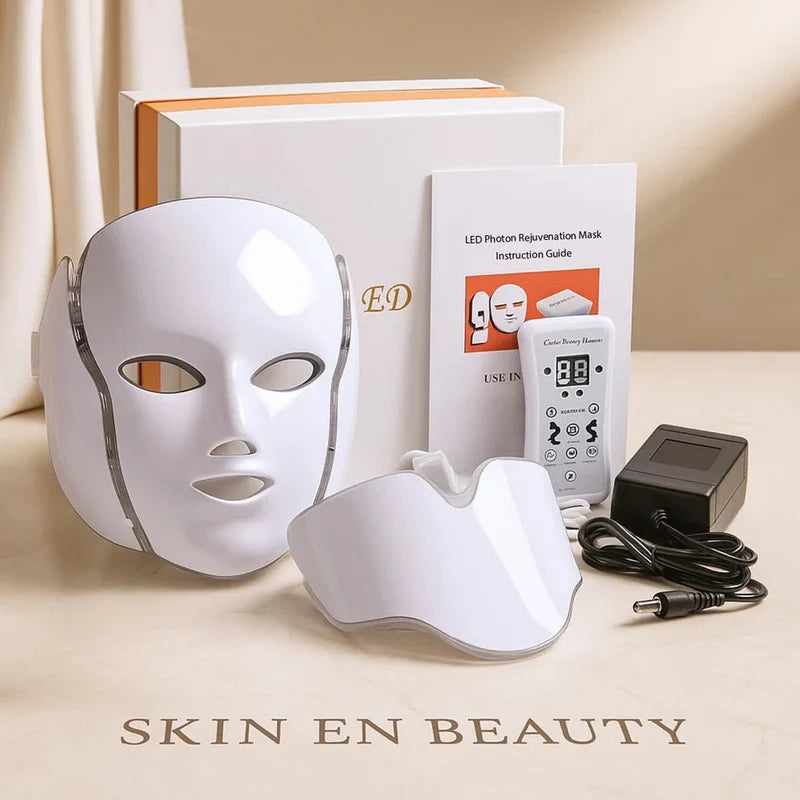 LED Photon Rejuvenation Face Mask/قناع الوجه بتقنية الفوتون LED لتجديد البشرة ✨