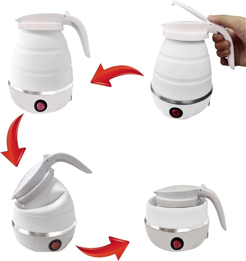 Portable Electric Kettle – Fast Boil Travel Water Heater/غلاية كهربائية محمولة – سخان مياه سريع الغليان للسفر