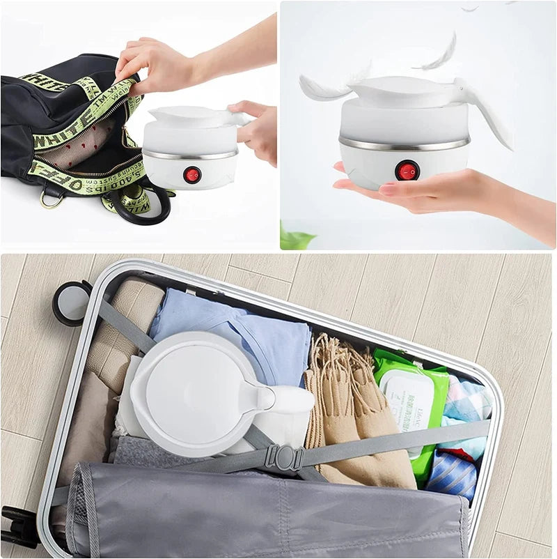 Portable Electric Kettle – Fast Boil Travel Water Heater/غلاية كهربائية محمولة – سخان مياه سريع الغليان للسفر