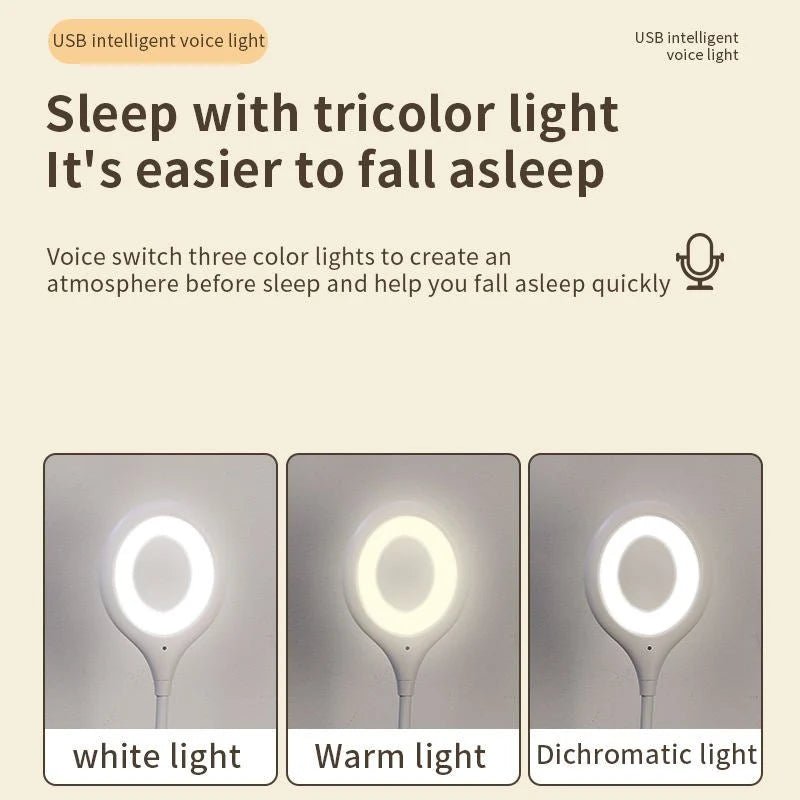 Smart Voice Control USB Light/مصباح USB ذكي للتحكم الصوتي
