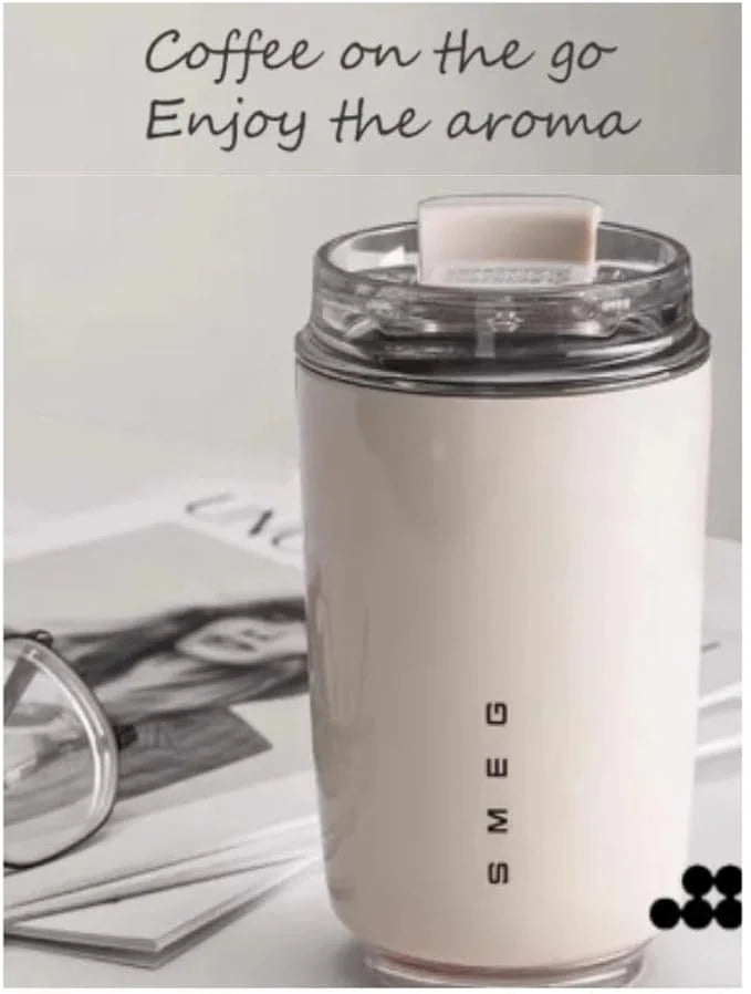 SMEG - Stainless Steel Vacuum Insulated Tumbler Mug /SMEG - كوب حراري معزول من الفولاذ المقاوم للصدأ بتفريغ هوائي